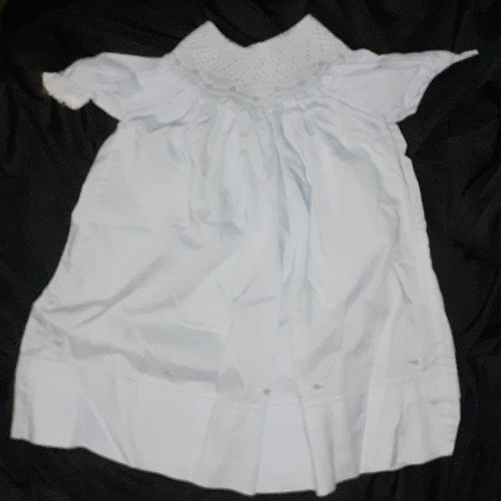 Baby blue smock dress